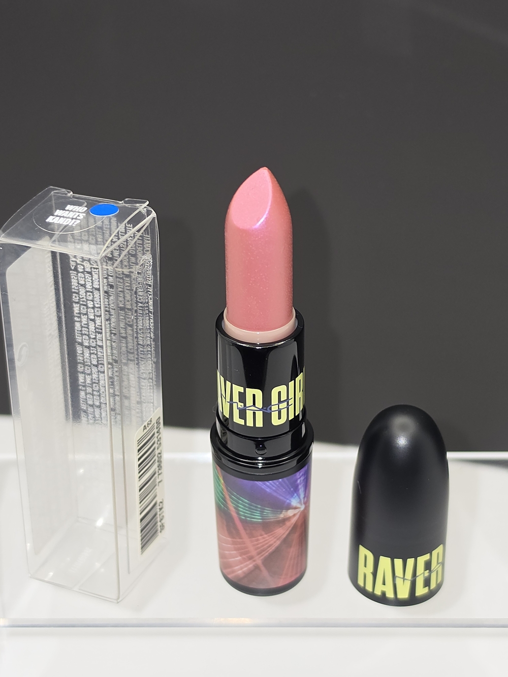LIMITED EDITION MAC RAVER GIRL LIPSTICK- "WHO WANTS KANDI?"